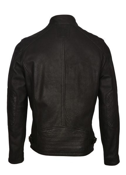 Hamish Leather Jacket in Black