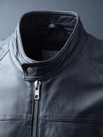 Carleton Leather Jacket in Black