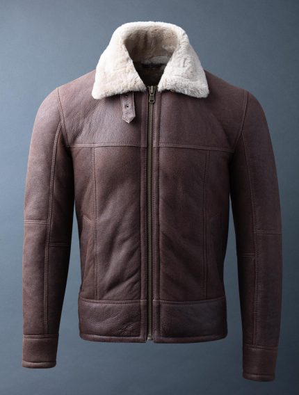 Hawker Flying Jacket in Chocolate Brown